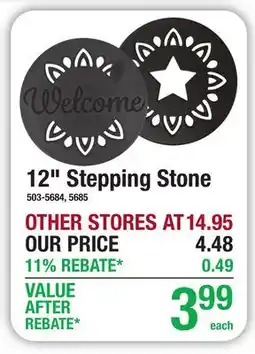 Menards 12 Stepping Stone offer