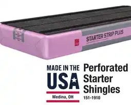 Menards Perforated Starter Shingles offer