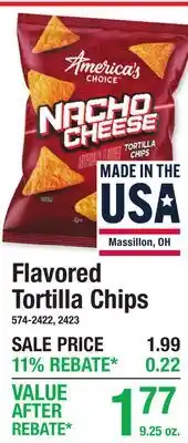 Menards Flavored Tortilla Chips offer