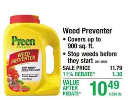 Menards Weed Preventer offer
