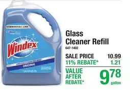 Menards Glass Cleaner Refill offer