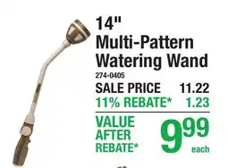 Menards 14 Multi-Pattern Watering Wand offer