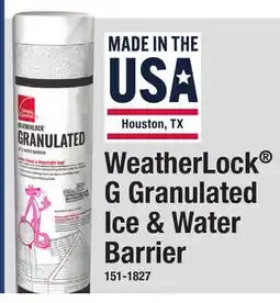 Menards Owens Corning WeatherLock G Granulated Ice & Water Barrier offer