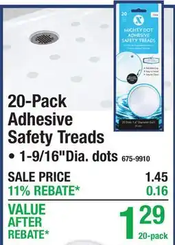 Menards 20-Pack Adhesive Safety Treads 1-9/16Dia. dots offer
