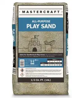 Menards MASTERCRAFT Play Sand offer