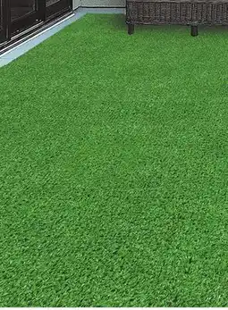Menards Grass Park Turf Lightweight, stain-resistant, and comfortable underfoot offer