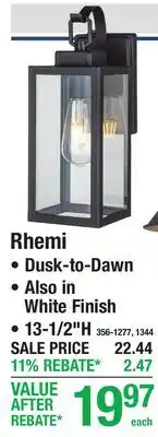 Menards Rhemi • Dusk-to-Dawn offer
