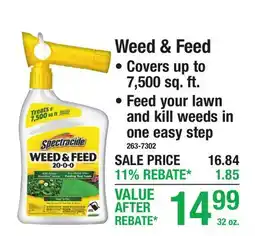Menards Weed & Feed offer