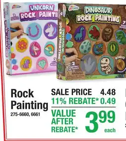 Menards Rock Painting offer