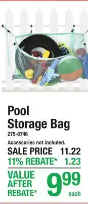 Menards Pool Storage Bag offer