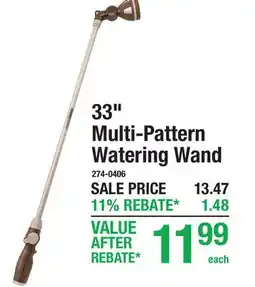 Menards 33 Multi-Pattern Watering Wand offer
