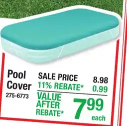 Menards Pool Cover offer