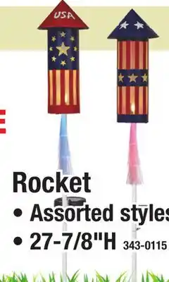 Menards Rocket LED SOLAR LANDSCAPE LIGHTS offer