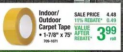 Menards Indoor/ Outdoor Carpet Tape offer