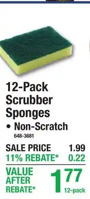 Menards 12-Pack Scrubber Sponges offer