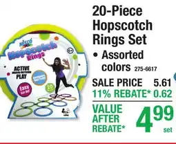 Menards 20-Piece Hopscotch Rings Set offer