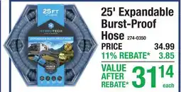 Menards 25' Expandable Burst-Proof Hose offer