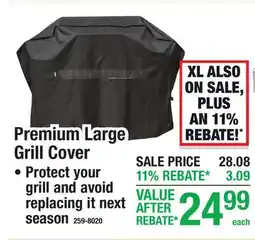 Menards Premium Large Grill Cover offer