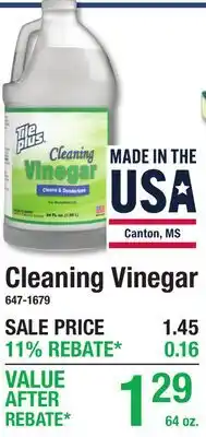 Menards Cleaning Vinegar offer