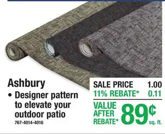 Menards Ashbury offer