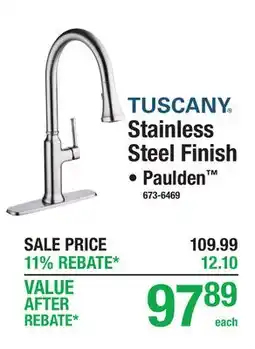 Menards Stainless Steel Finish offer