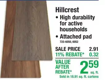 Menards Hillcrest offer