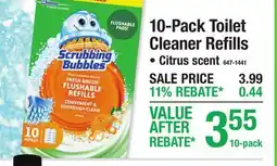 Menards 10-Pack Toilet Cleaner Refills offer