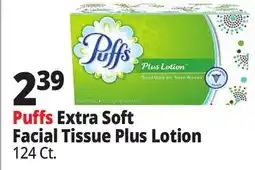 Ocean State Job Lot PUFFS Plus Lotion Face Tissues 124 Count offer