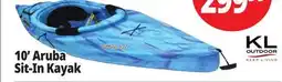 Ocean State Job Lot KL Outdoor Aruba 10' Sit-In Kayak Ocean Berry offer