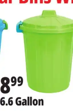 Ocean State Job Lot HemiCasa Medium Clear Oscar Bin with Lid and Handles offer