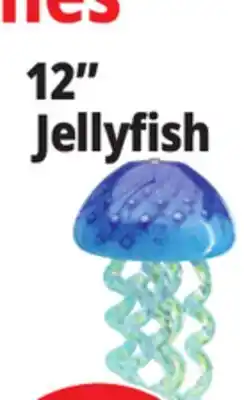 Ocean State Job Lot Glass Jellyfish Windchime Aqua offer