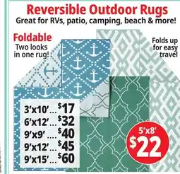 Ocean State Job Lot Reversible Outdoor Rugs offer