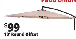 Ocean State Job Lot 10' Offset Patio Umbrella offer