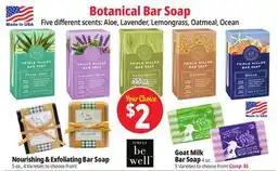 Ocean State Job Lot Botanical Bar Soap offer