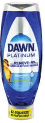 Ocean State Job Lot Dawn Platinum Plus Power wash Dish Spray 16 oz offer