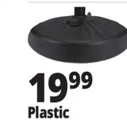 Ocean State Job Lot Round Fillable Plastic Umbrella Base offer