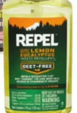 Ocean State Job Lot Repel Plant-Based Lemon Eucalyptus Insect Repellent 4 oz offer