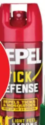 Ocean State Job Lot Repel Tick Defense Aerosol Spray 6.5 oz offer
