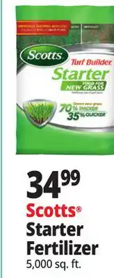 Ocean State Job Lot Scotts Turf Builder Starter Food for New Grass 5 000 sq ft offer