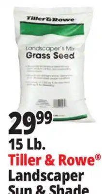 Ocean State Job Lot Tiller & Rowe Landscaper's Mix Grass Seed 15 lbs offer