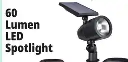 Ocean State Job Lot Outdoor Living Accents Solar LED Spotlight offer