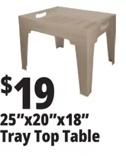 Ocean State Job Lot 25x20x18 Tray Top Table offer