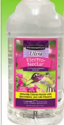 Ocean State Job Lot Pennington Ultra Electro-Nectar Hummingbird Food 64 oz offer