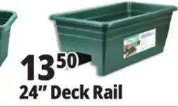 Ocean State Job Lot Green Deck Rail Planter 24 offer