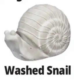 Ocean State Job Lot Snail Cement Statue Gray offer