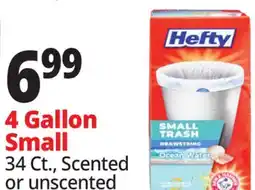 Ocean State Job Lot Hefty 4 Gallon Small offer