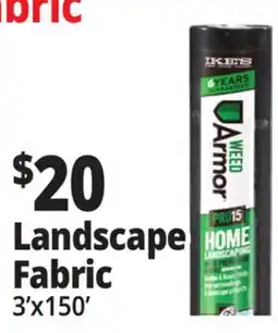 Ocean State Job Lot Ike's Home Landscaping Weed Prevention Fabric 3' x 150' offer