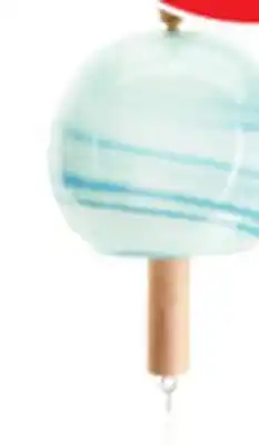 Ocean State Job Lot Glass Orb Windchime with Wood Striker offer