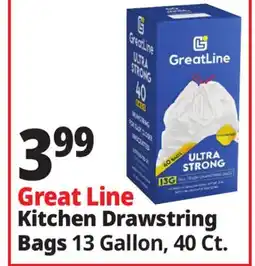Ocean State Job Lot Great Line Kitchen Drawstring Bags offer