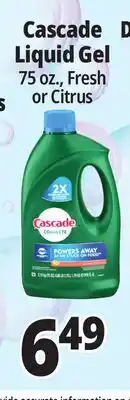 Ocean State Job Lot Cascade Liquid Gel offer